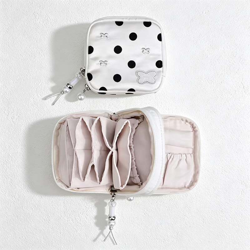 CouldNook Jewelry Organizer Case - Travel Beaded Divided Interior