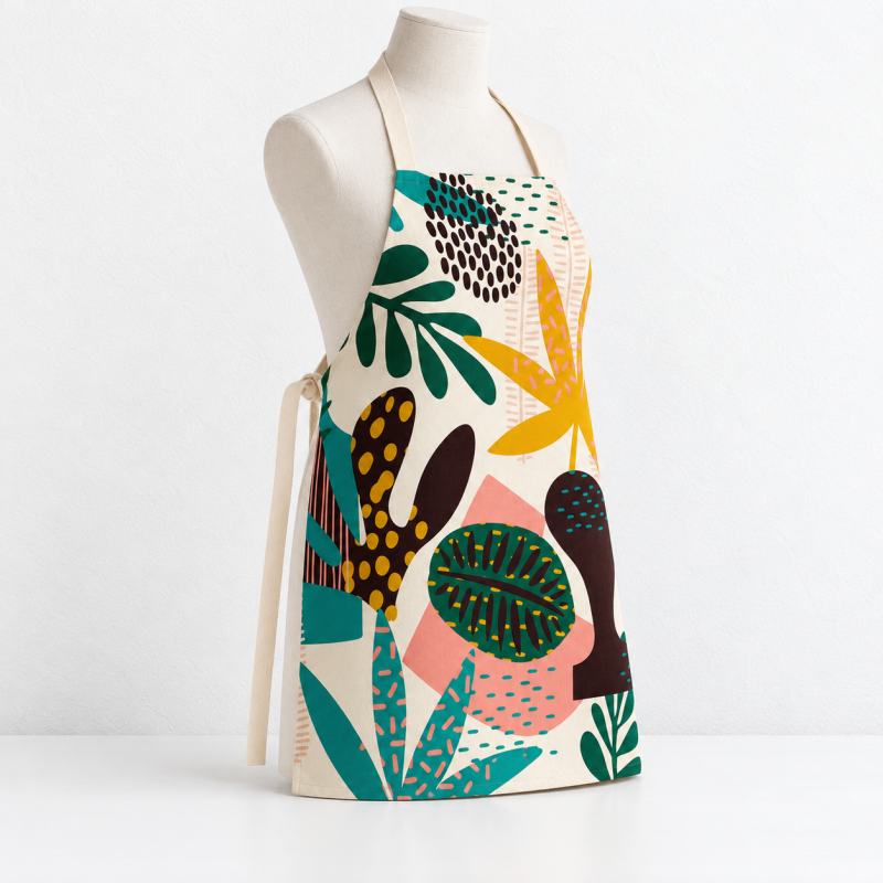 CouldNook Printed Kitchen Apron - Animals and Abstract Patterns