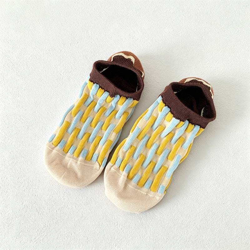 CouldNook Printed No-Show Socks-Low Cut Opening