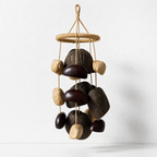 CouldNook Natural Seed Shell Wind Chime - Organic Pendant