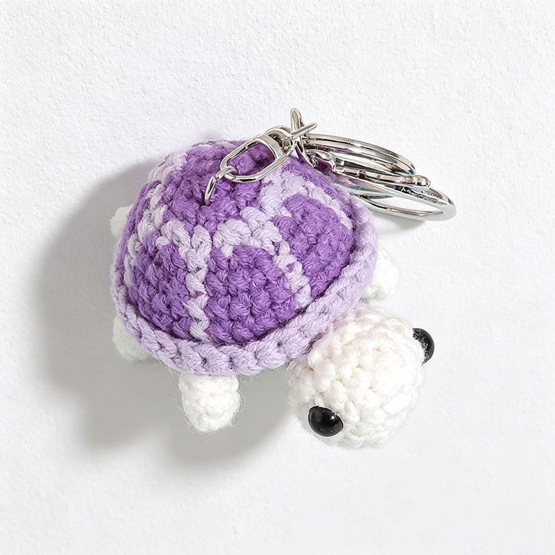CouldNook Yarn Turtle Doll Keychain - Six Shell Colors