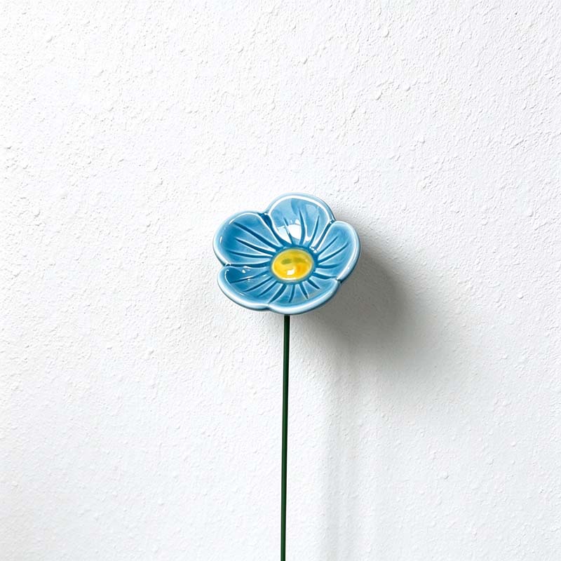 CouldNook Ceramic Flower Garden Stake - Bee Watering Styles