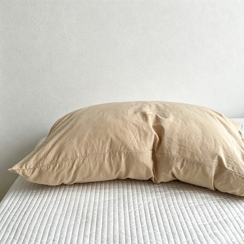 CouldNook Pillowcases-Washed Cotton Blend Standard Pillow Shams