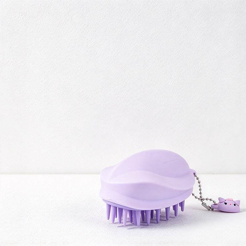 CouldNook Starfruit Shampoo Brush - Ridged Palm Grip And Tapered Bristles
