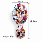 CouldNook Cushion Hairbrush - Scalloped Acetate Handle
