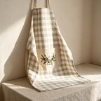 CouldNook Embroidered Sleeveless Apron - Three Green and Khaki Designs