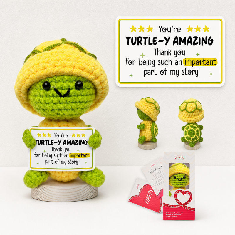 CouldNook Yarn Character Doll Ornament - Assorted Animal Designs
