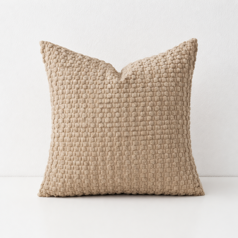 CouldNook Solid Textured Pillow Cover - Raised Bubble Surface