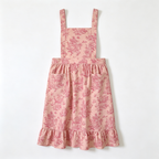 CouldNook Floral Dress Apron - Soft Gathered Room Accent