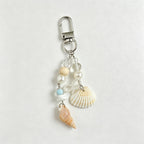 CloudNook Seashell Conch Charm‑Ocean Style Bag Keychain