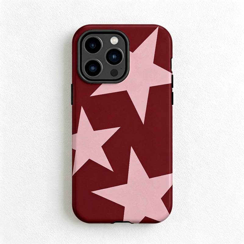 CouldNook  iPhone 17 Series 2-in-1 Bold Star Print Phone Case - Statement Pattern Cover