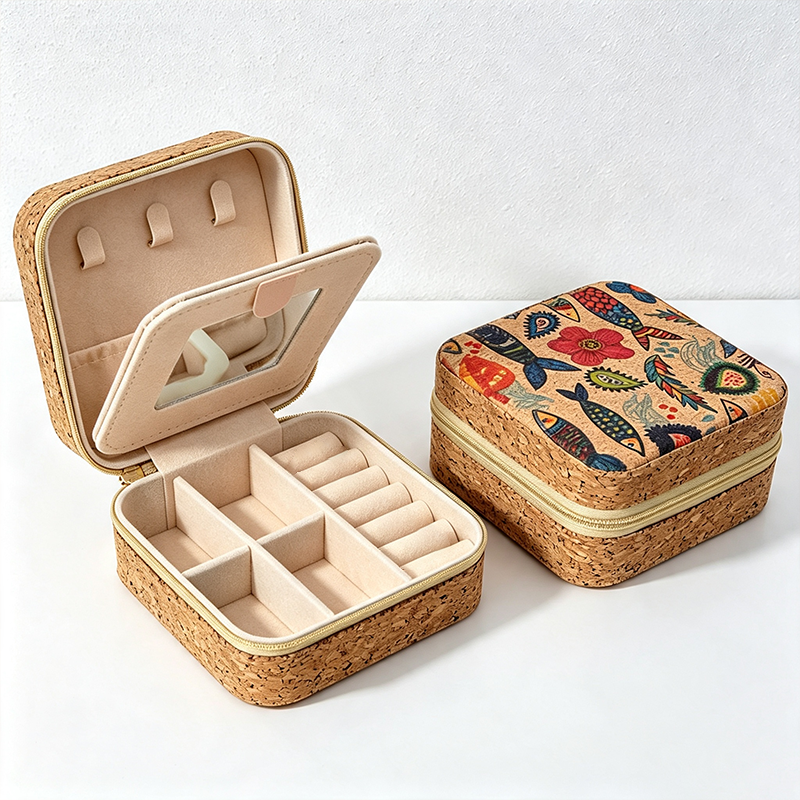 CouldNook Patterned Stackable Travel Jewelry Case - Thoughtful Travel Companion