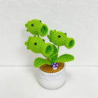 CouldNook Yarn Plant Planter Ornament - Assorted Character Pots