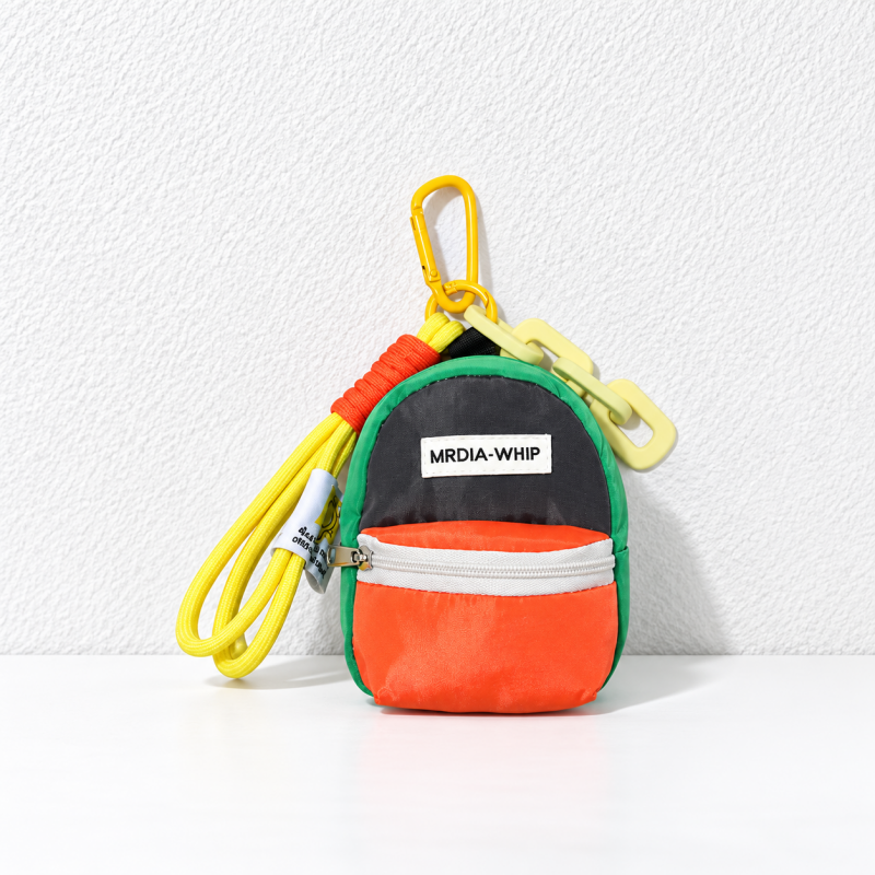 CouldNook Mini Coin Pouch Charm - Colorful Shapes And Clip Attachment