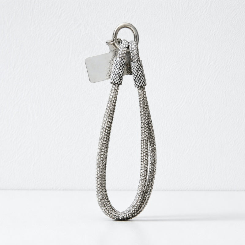 CouldNook Double Strand Rhinestone Phone Wrist Strap - Metal Tether