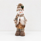 CouldNook Standing Christmas Character Doll - Shaggy Vest and Knit Details