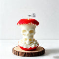 CouldNook Skull‑Apple Halloween Scented Candle‑Spooky Holiday Table Ornament