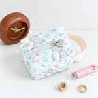CouldNook Loop Handle Makeup Pouch - Patterned Square Body