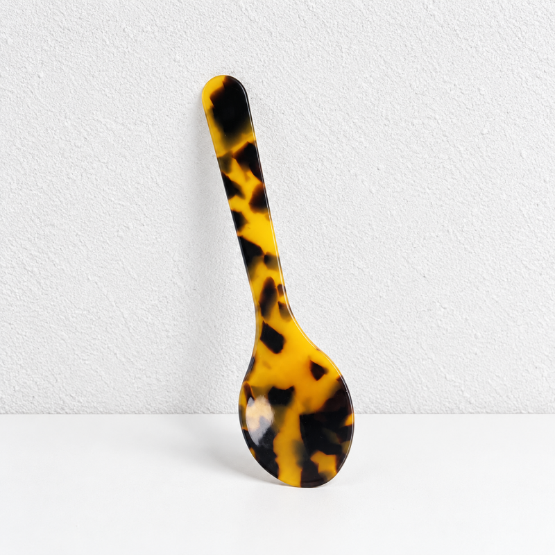 CouldNook Marbled Mini Dessert Utensil - Colorful Resin Look