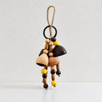 CouldNook Natural Seed Shell Chime - Beads and Braided Loop