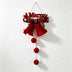 Flocked Letter Double Bell