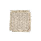 CouldNook Woven Fringe Drink Coaster - Warm Table Accent