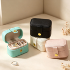 CouldNook Button Cube Travel Jewelry Case - Neat Corner Addition