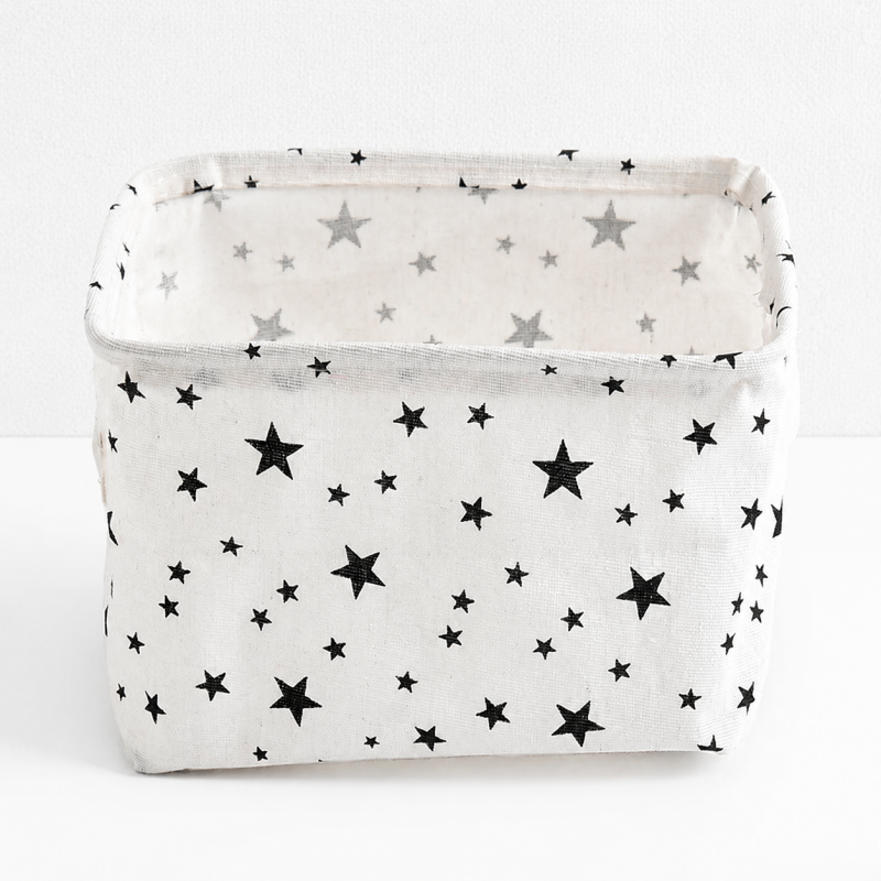 CouldNook Fabric Storage Basket - Small Printed Pattern Choices