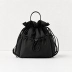 CouldNook Drawstring Lunch Bag - Ruffled Opening and Front Pocket