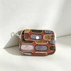 CouldNook Embroidered Double-Layer Pouch - Eight Botanical Designs Collection