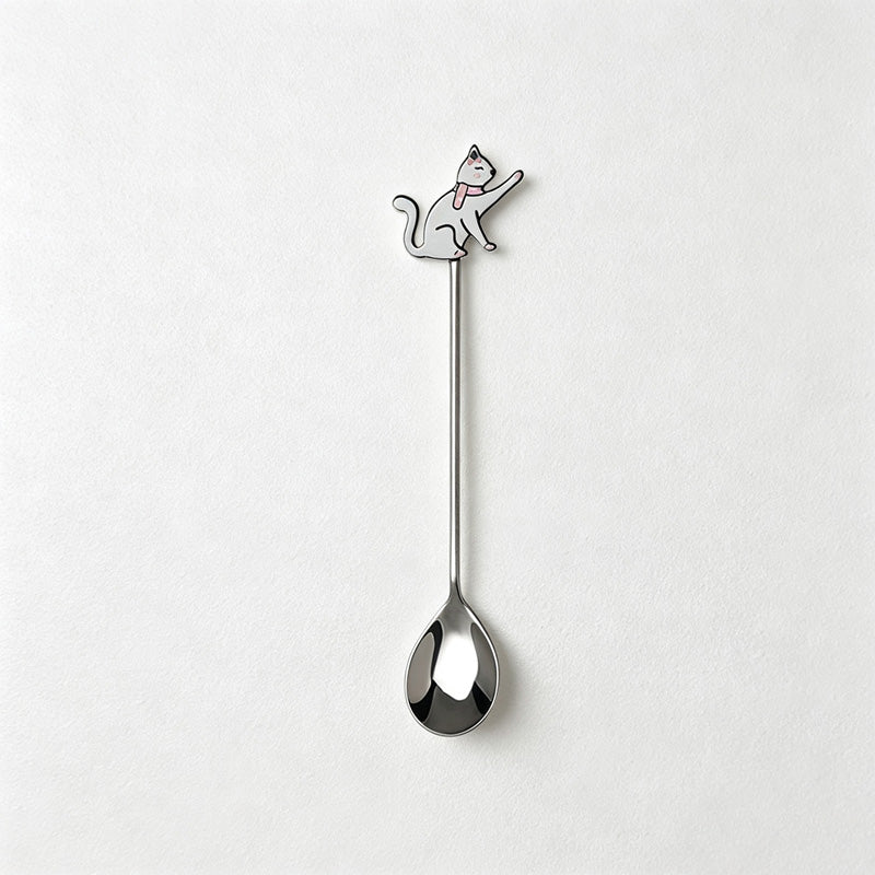 CouldNook Stainless Steel Serving Spoon - Sculpted Small Scale Design