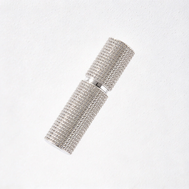 CouldNook Rhinestone Perfume Atomizer - Flat Cap and Colorful Stone Rows