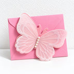 CouldNook Butterfly Pop Up Greeting Card - Layered Pearl Accent