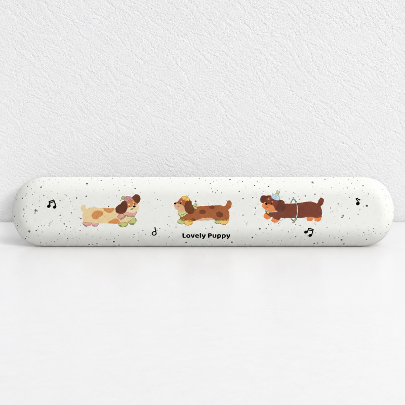CouldNook Dachshund Wrist Rest - Long Desktop Support Cushion