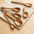 CouldNook Acacia Wood Kitchen Spoon - Eight Practical Spoon Shapes