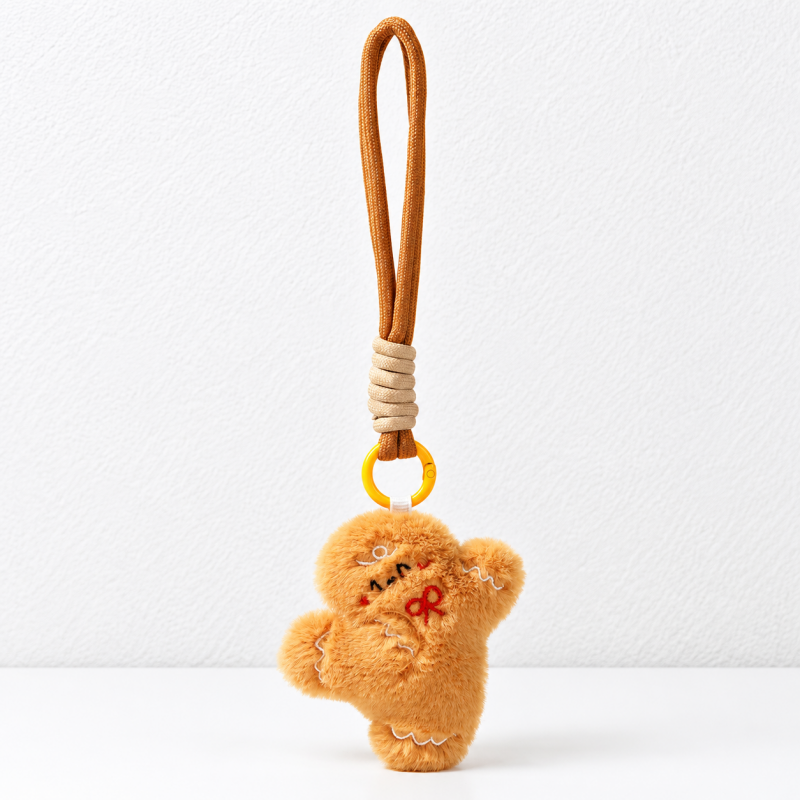 CouldNook Christmas Plush Charm - Festive Characters and Wrapped Cord Loops
