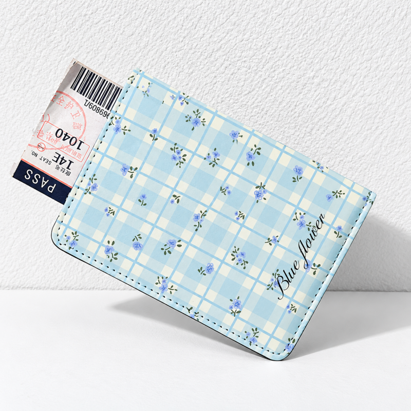 CouldNook Patterned Passport Cover - Floral Prints and Bow Details for Travel