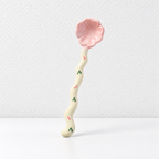 CouldNook Ceramic Long Handle Spoon - Pastel Sculpted Handle