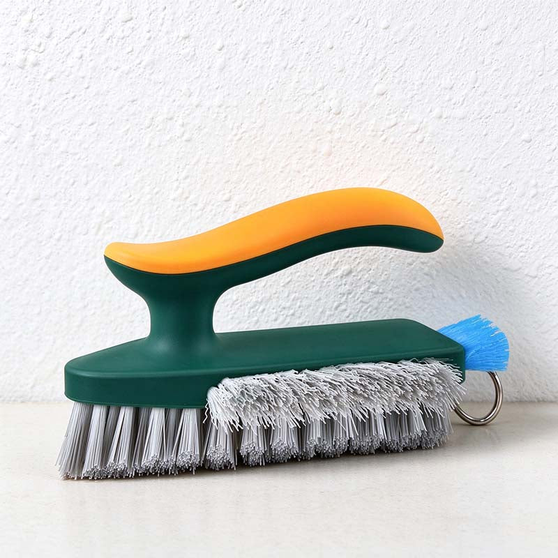 CouldNook Crevice Cleaning Brush - Angled Bristles and Built-In Squeegee