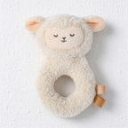 Animal Rattle in Fabric and Wooden Ring Styles