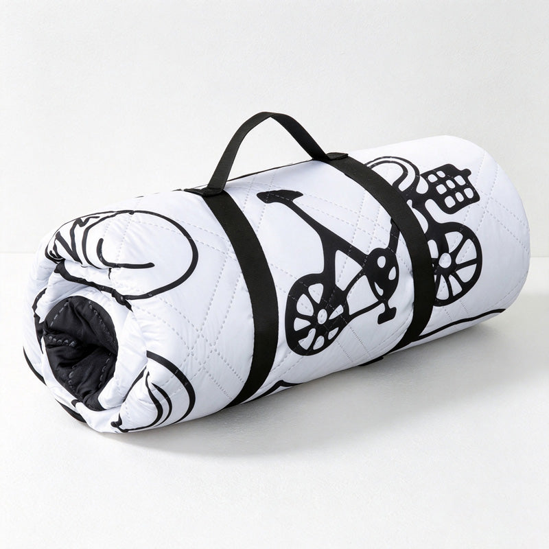 CouldNook Doodle Picnic Mat - Roll-Up Handled Bundle Collection