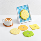 CouldNook Burger Trivet Set - Layered Mats and Storage Frame