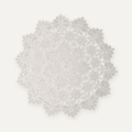 CouldNook Round Embroidered Lace Placemat - Floral Design Size Range