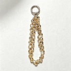 CouldNook Faceted Drop Wrist Phone Strap - Phone-Case Connector Hardware