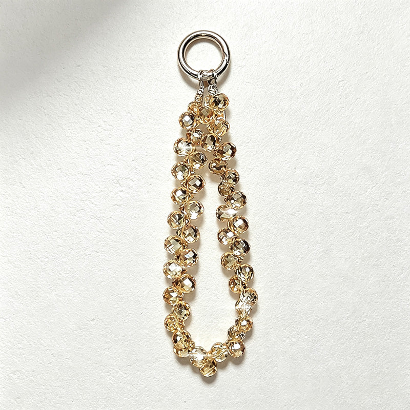 CouldNook Faceted Drop Wrist Phone Strap - Phone-Case Connector Hardware