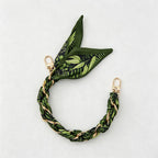 CouldNook Scarf Woven Phone Chain - Metal Wrist Lanyard