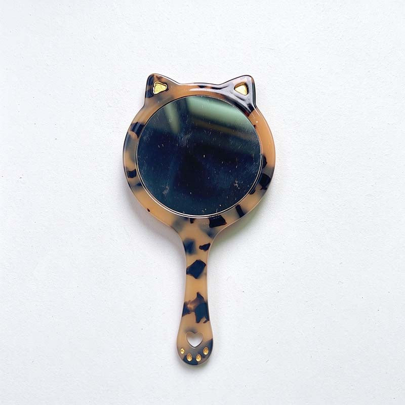 CouldNook Cat Ear Hand Mirror - Paw Detail Handle