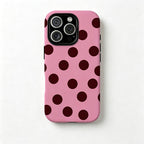 CouldNook iPhone 17 Series 2-in-1 Colorful Polka Dot Phone Case - Playful Pattern Cover