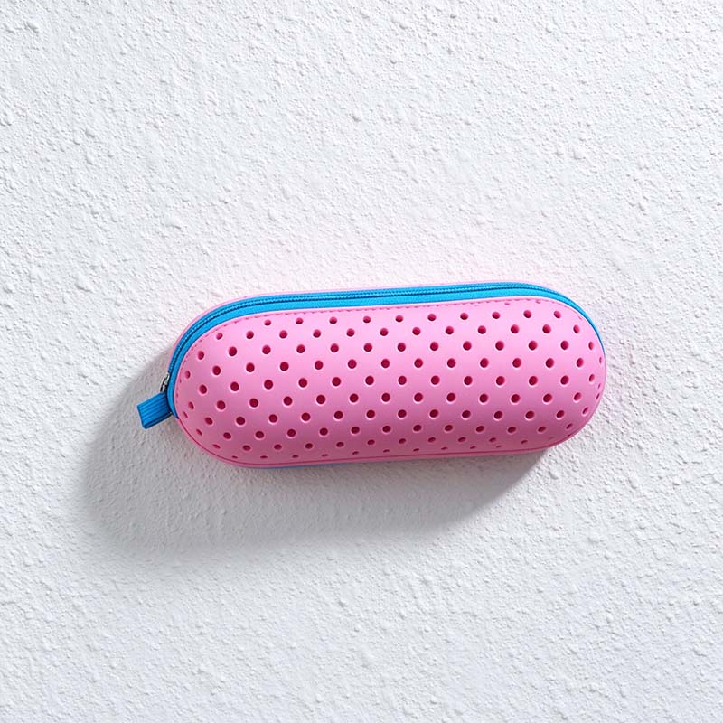 CouldNook Perforated Swim Goggle Case - Colorful Shell And Contrasting Zipper