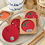 CouldNook Illustrated Coaster - Ceramic Disc and Colorful Seasonal Motifs